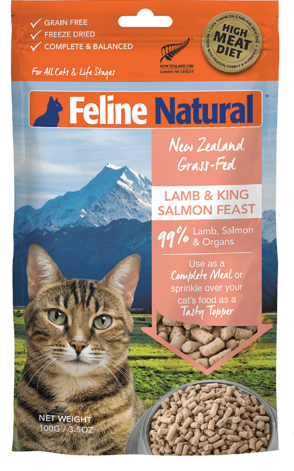 Feline Natural Freeze Dried Lamb & King Salmon